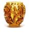 Vase tourbillons en cristal ambre ambre - Lalique